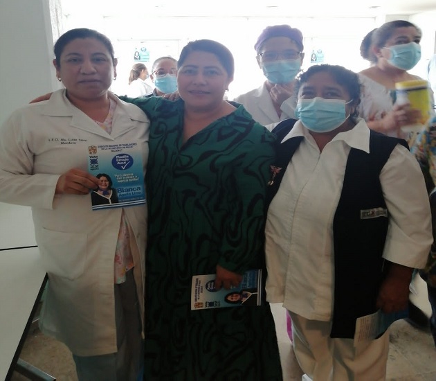 Unidad y compromiso para tener un sindicato más fuerte: Planilla círculo azul