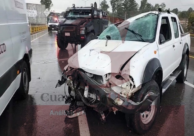 Deja dos lesionados aparatosa volcadura en Yauhquemehcan
