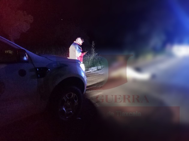 Muere un hombre al ser atropellado, en Tetla; el vehículo que lo embistió se dio a la fuga