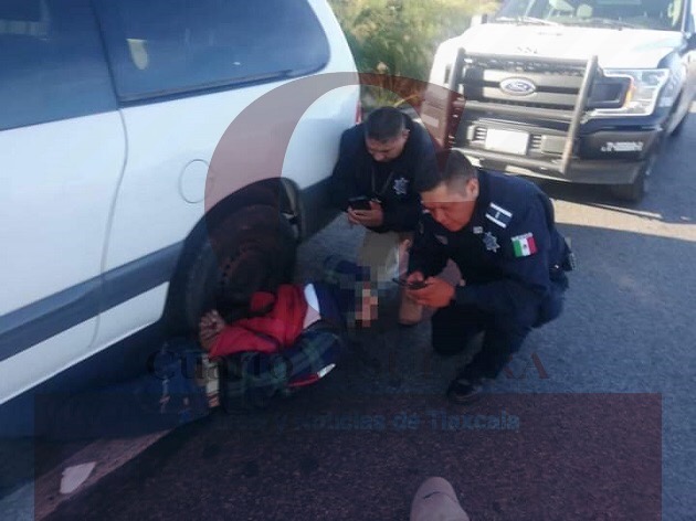 Tras una persecución, detienen a presunto ladrón de vehículo, en Tenancingo