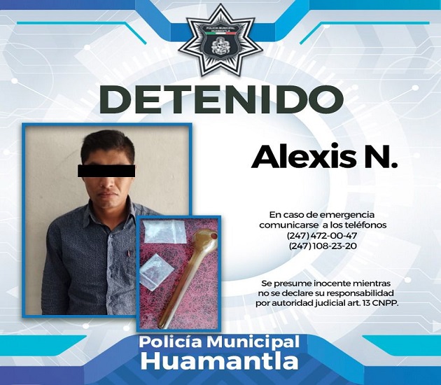 Conductor intoxicado es detenido por la Policía Municipal de Huamantla