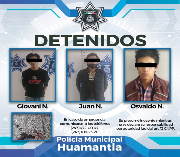 Continúa Policía de Huamantla poniendo orden en las calles