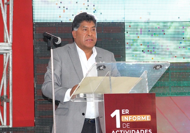 Rinde Vicente Morales informe de actividades; destaca trabajo con visión social y humanista