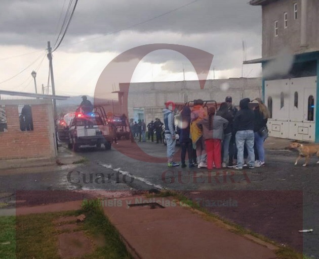 Sujetos armados realizan disparos al aire, en Terrenate