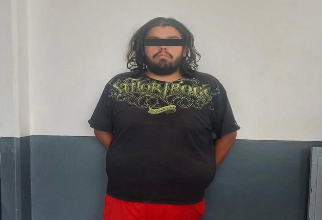 Arresta Policía de Chiautempan a masculino con posesión de enervantes