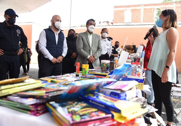 Realizan feria de descuentos para elementos de la Policía Municipal de Tlaxcala