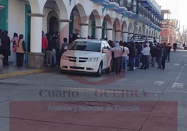 Protestan pobladores de San Pablo del Monte por ‘escasos’ resultados del alcalde Raúl Tomás Juárez