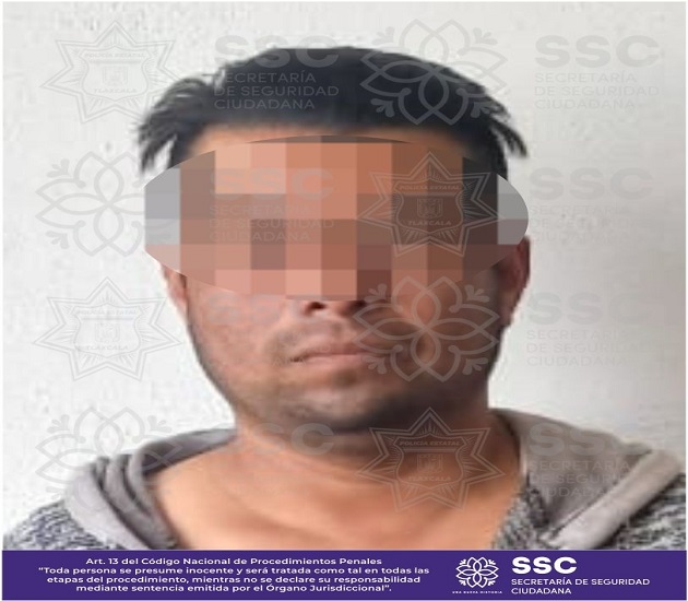 Detiene SSC a una persona por probable delito de allanamiento de morada en Huamantla