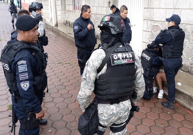 Atiende Seguridad Pública de Huamantla a mujer con crisis nerviosa