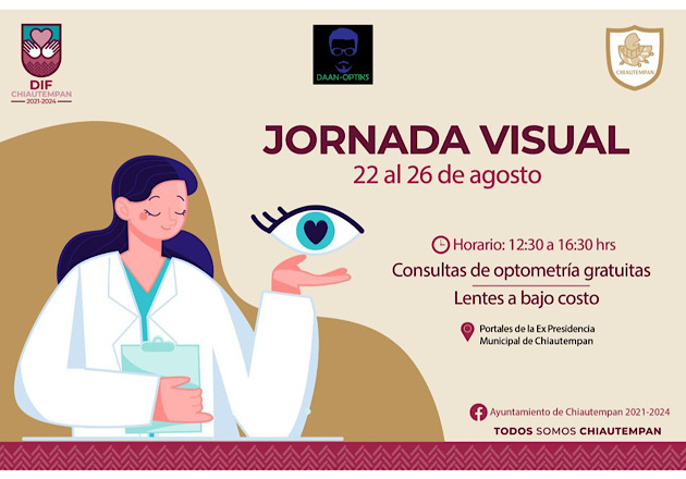 Invita DIF Chiautempan a Jornada Visual