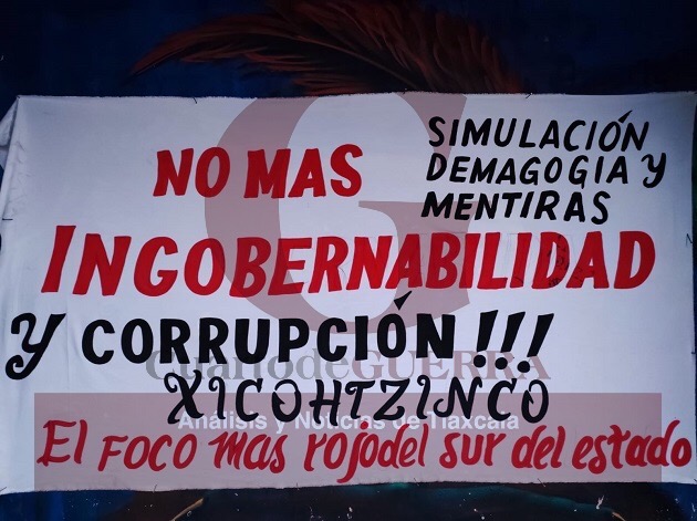 Movimiento por la Recuperación de Xicohtzinco reprocha ‘pasividad’ de autoridades para resolver conflicto
