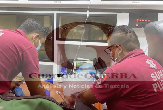 Comando armado atraca ferretería en San Pablo del Monte y deja a dos personas lesionadas