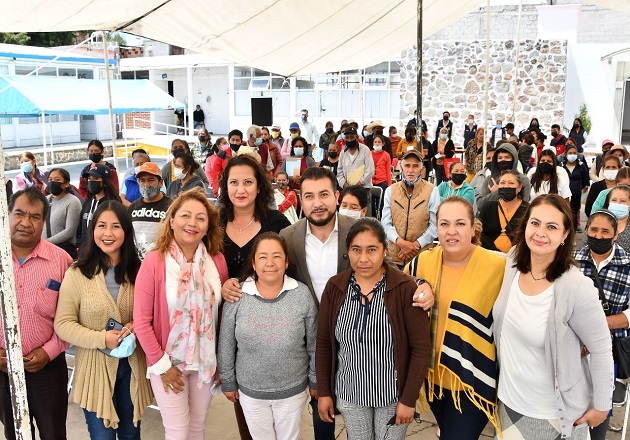 Con pasos firmes vamos a seguir salvando a Huamantla: Santos Cedillo