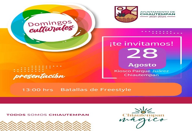 Vuelven los Domingos Culturales a Chiautempan