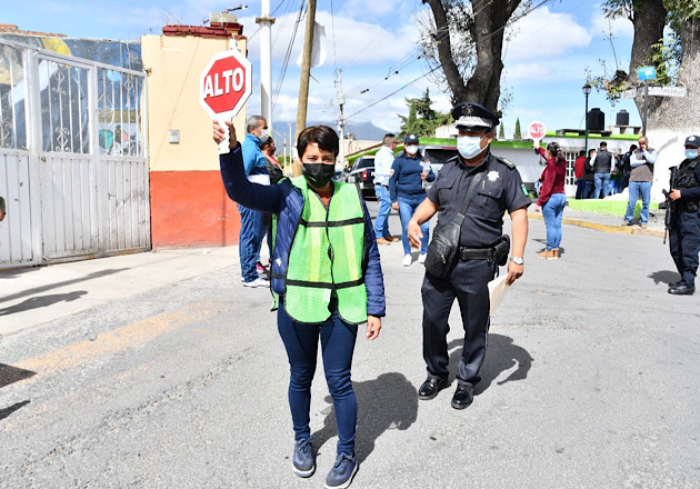 Activa Ayuntamiento de Huamantla operativo de regreso a clases