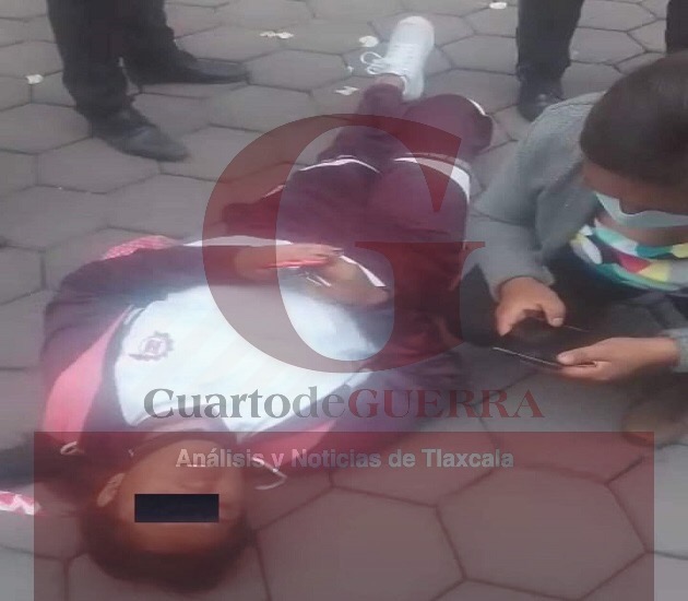 Atropellan a alumna del Cbtis 153 de San Pablo del Monte; la trasladan a un nosocomio