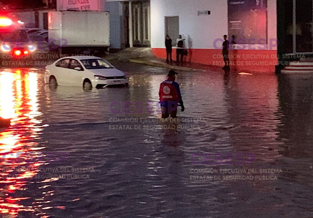 Reporta Protección Civil saldo blanco tras fuerte lluvia