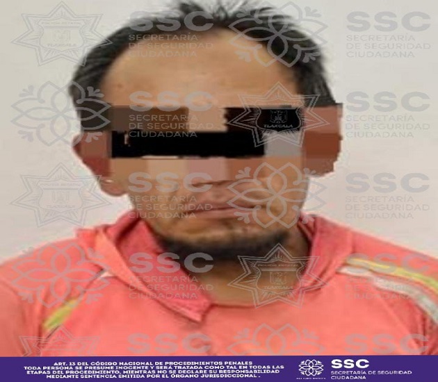 Detienen a masculino acusado del delito de robo, en Hueyotlipan