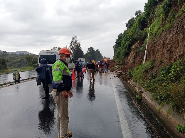 Reporta Protección Civil saldo blanco por lluvia en la capital tlaxcalteca