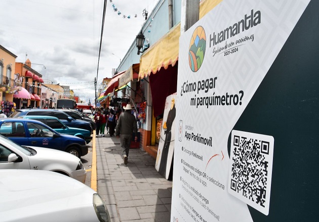 Instalación de parquímetros dará mejor movilidad y orden al primer cuadro del pueblo mágico de Huamantla: Santos Cedillo