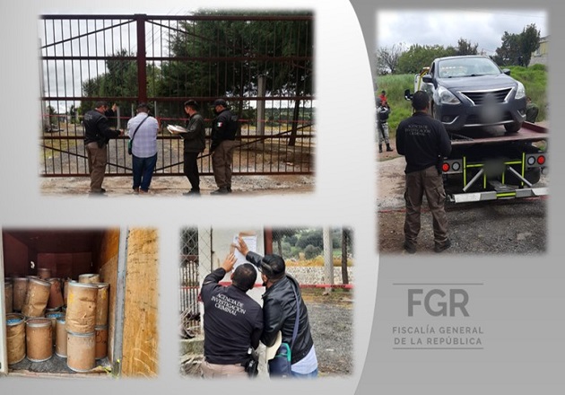Asegura FGR más de seis mil kilos de material pirotécnico