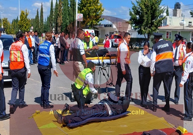 Realizan simulacro de sismo en Benito Juárez