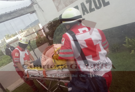 Hijo empuja a su madre y la lesiona, en Panotla