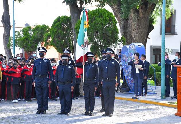 Recuerdan en Apetatitlán la gesta de los Niños Héroes de Chapultepec