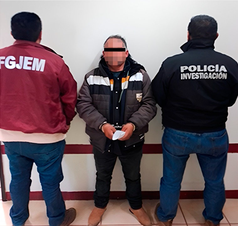 Ejecuta PGJE orden de aprehensión en colaboración con Fiscalía General de Justicia del Estado de México