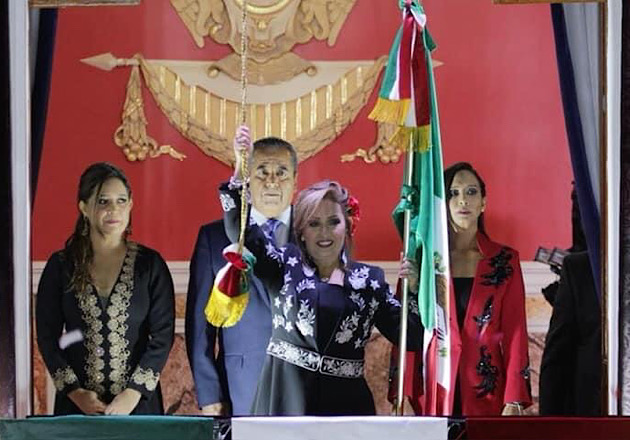 Encabezó gobernadora Lorena Cuéllar CCXII aniversario del Grito de Independencia