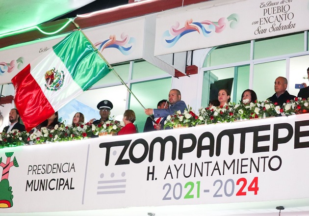 Presidente Manuel Ramos Montiel rememora el Grito de Independencia