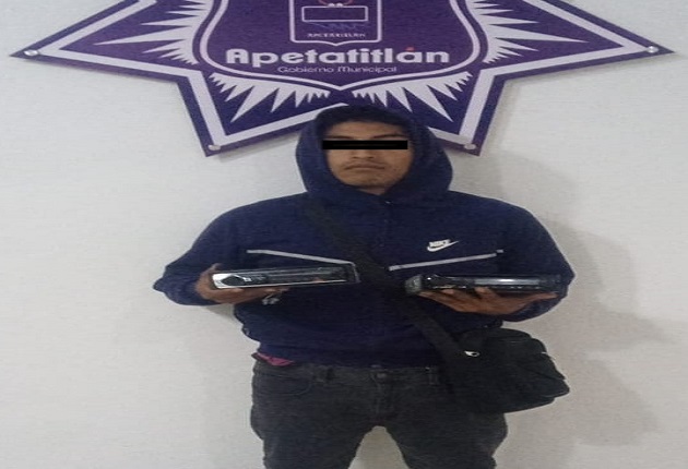 Detiene policía de Apetatitlán a presunto ladrón de auto