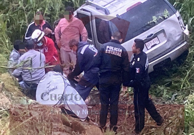 Sobrevive familia a accidente automovilístico en la Tlaxcala-Texmelucan