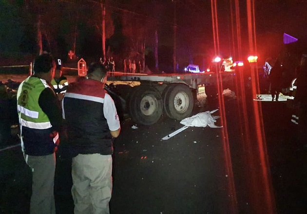 Apoya Policía Municipal de Huamantla en accidente de tránsito