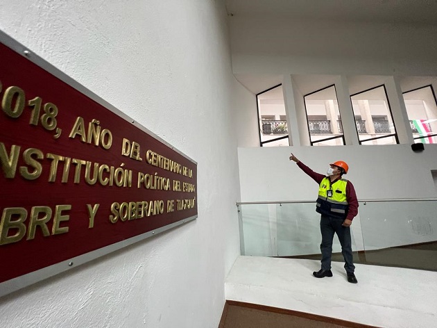 Palacio Legislativo sin riesgos para visitantes y personal, determina CEPC