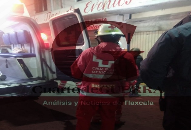 Derrapa motociclista en Totolac