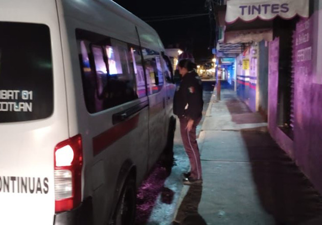 Implementa policía de Chiautempan operativo de seguridad en transporte público