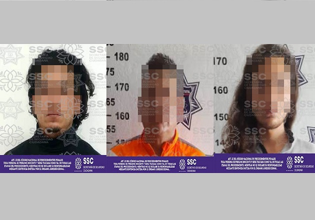 Por alterar el orden público detienen a tres personas