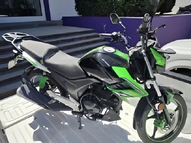 A disposición de PGJE motocicleta con reporte de robo