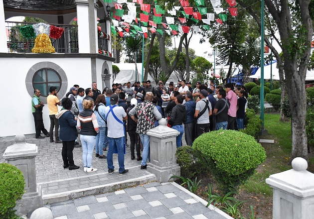 Integrarán tianguistas de Apetatitlán comité de seguridad, bajo la guía de la Policía Municipal