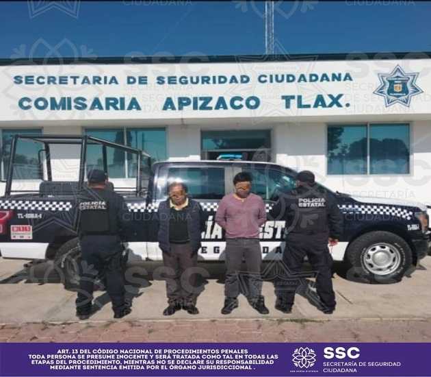 Asegura SSC a dos masculinos por portación y posesión de arma de fuego