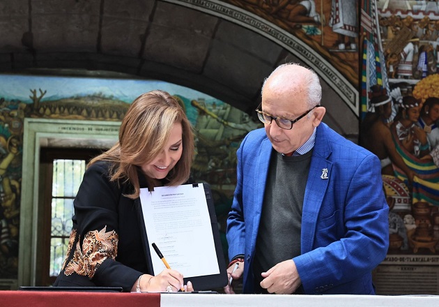 Encabezaron gobernadora Lorena Cuéllar y Unesco firma de la ‘Declaración por Tlaxcala’