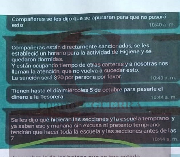 Comité Estudiantil de la Normal Rural ‘Benito Juárez’ actúa con abusos y amenazas, acusan