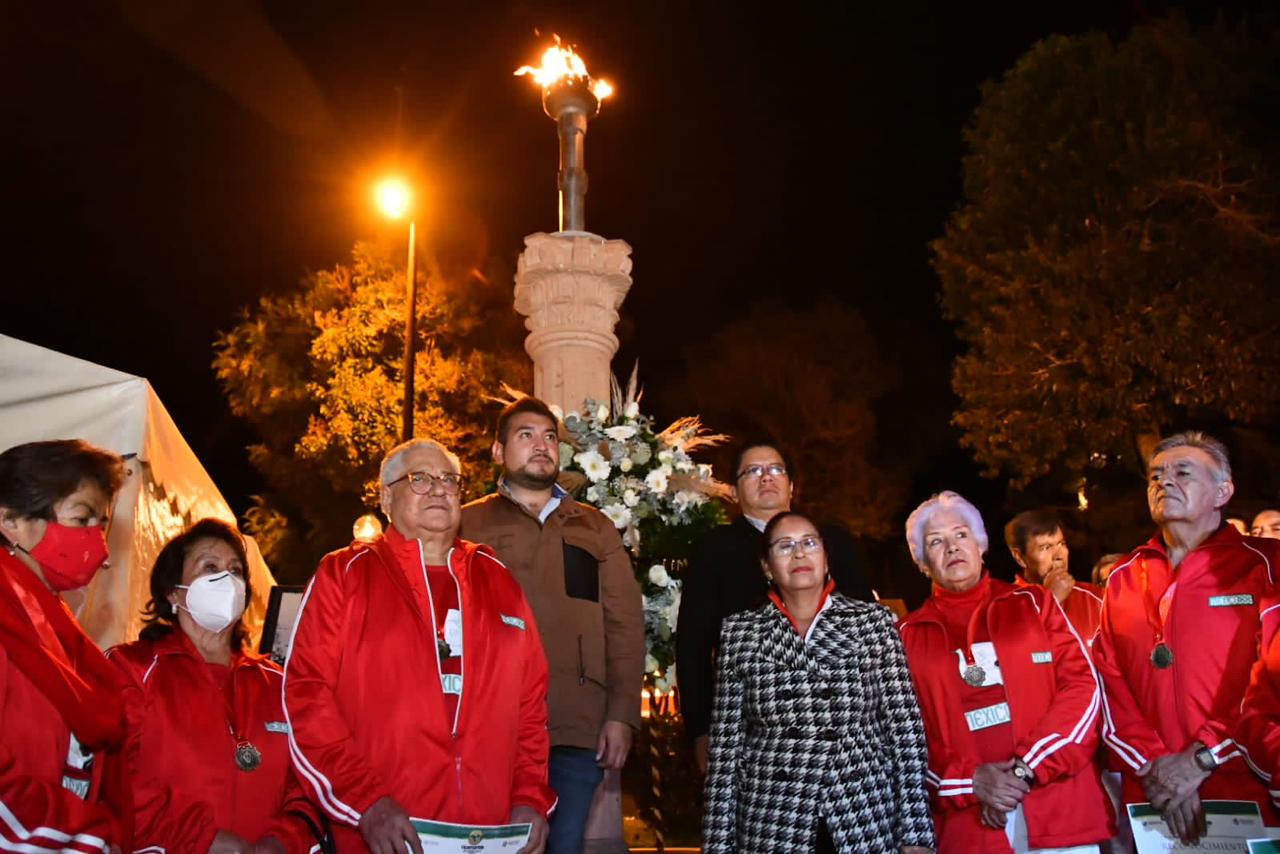 Conmemora Ayuntamiento de Huamantla 54 aniversario del  paso del Fuego Olímpico por el Pueblo Mágico