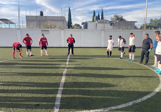 Inicia Torneo de Futbol 7 organizado por el SNTSA, sección 27