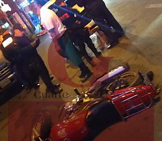 Lesionado motociclista tras ser arrollado en Tlaxcala
