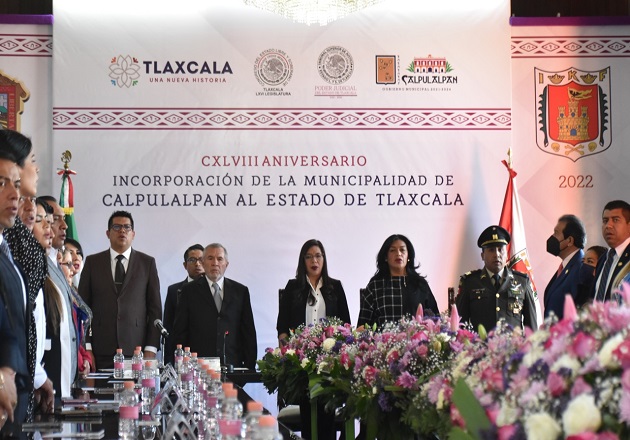 Conmemora Congreso 148 Aniversario de la Incorporación de Calpulalpan al territorio tlaxcalteca