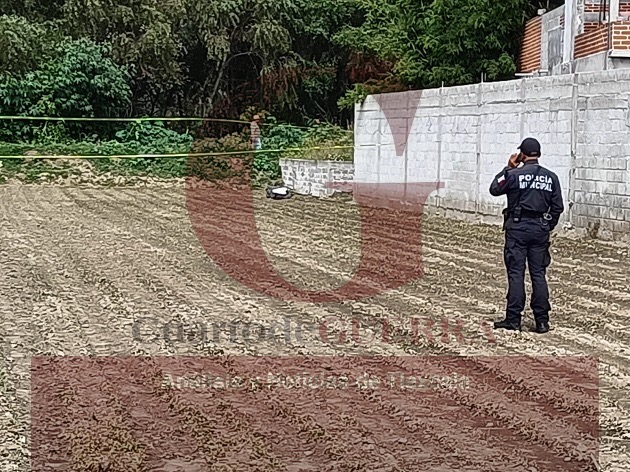 Hallan desmembrado el cuerpo de una persona dentro de una mochila, en Xochitecatitla, Nativitas
