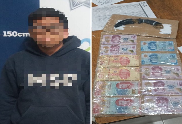 Detiene Policía de Apizaco a peligroso asaltante