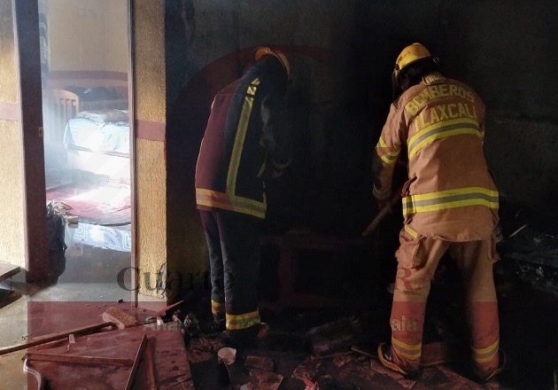 Deja flamazo a una mujer lesionada, en San Pablo del Monte